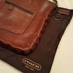 Vintage Coach Thompson Extra Large Leather Hobo